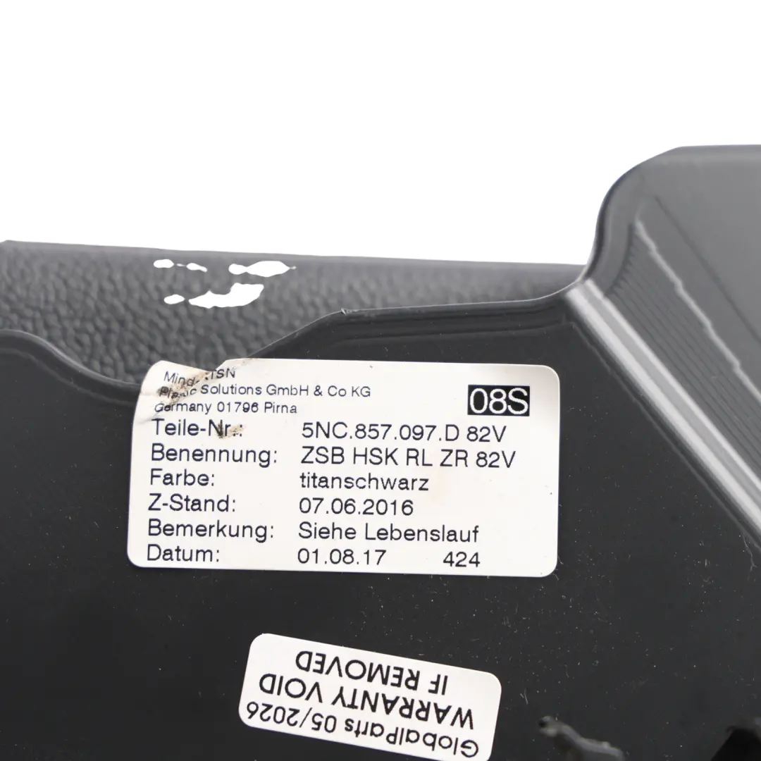 Volkswagen Tiguan Mk2 Glove Box Storage Compartment - SKU RHD-5NC857097D - Part number 5NC857097D