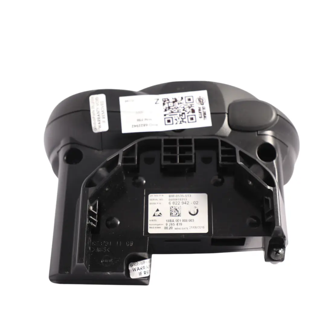 Instrument Cluster Speedo Clocks Speedometer Automatic to Mini F55 F56 F60 with Part number 6822942 Mini F55 F56 F60 Instrument Cluster Speedo Clocks Speedometer Automatic - SKU RHD-6822942 - Part number 6822942