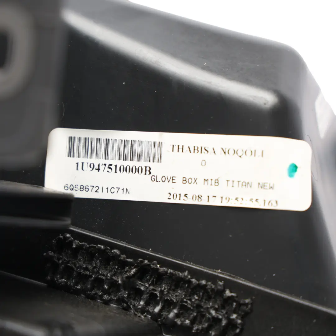 Volkswagen Polo 6R Mk5 Glove Box Compartment Storage Passenger's Side - SKU RHD-6C2857101D - Part number 6C2857101D