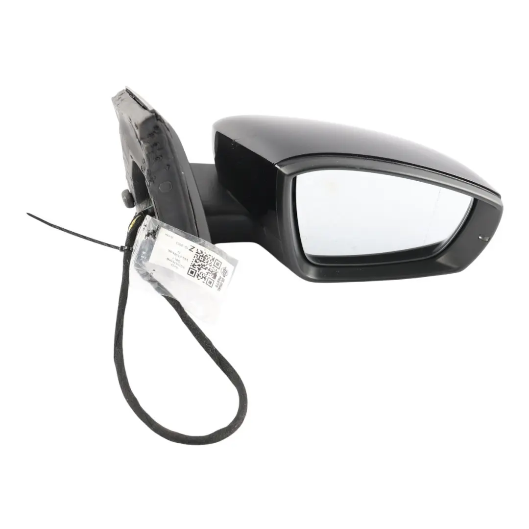 Mk5 6C Door Wing Mirror Right O/S Deep Black Pearl Effect - C9X to Volkswagen Polo with Part number 6C2857508B Volkswagen Polo Mk5 6C Door Wing Mirror Right O/S Deep Black Pearl Effect - C9X - SKU RHD-6C2857508B-DBL1 - Part number 6C2857508B