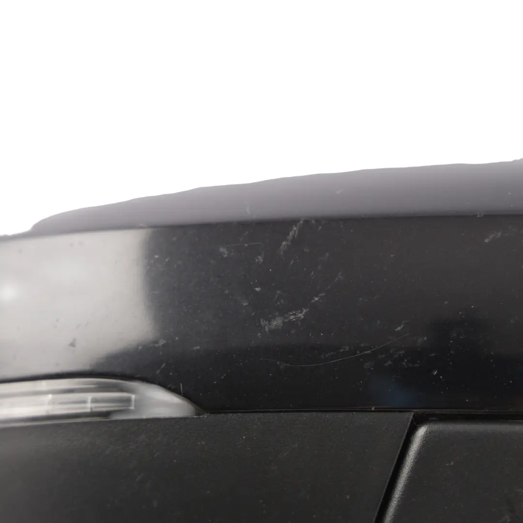 Volkswagen Polo Mk5 6C Door Wing Mirror Right O/S Deep Black Pearl Effect - C9X - SKU RHD-6C2857508B-DBL1 - Part number 6C2857508B