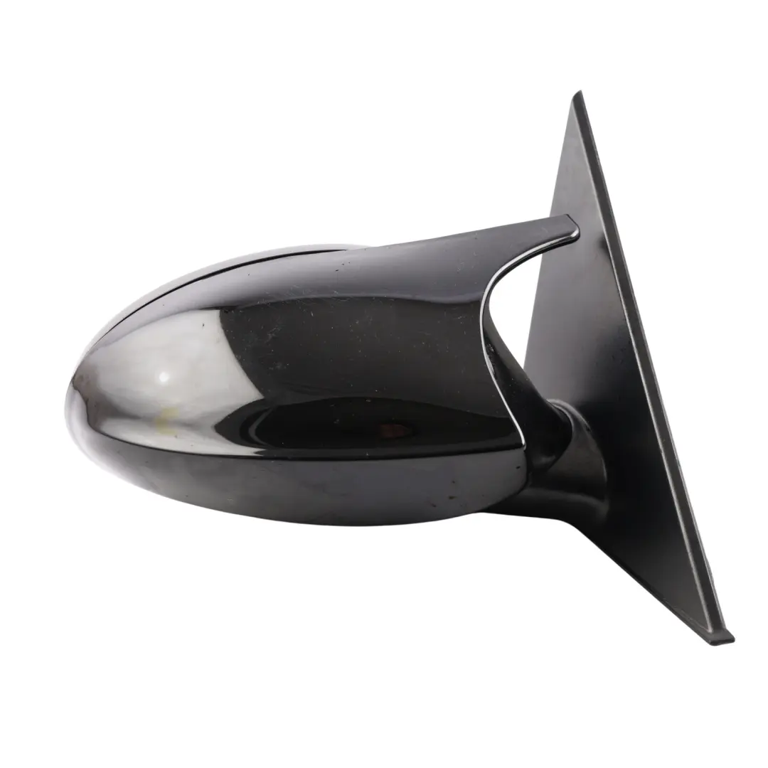BMW E87 LCI Wing Mirror Right O/S Heated Power Fold Memory Black Painted - SKU RHD-7189870-BLK - Part number 7189870