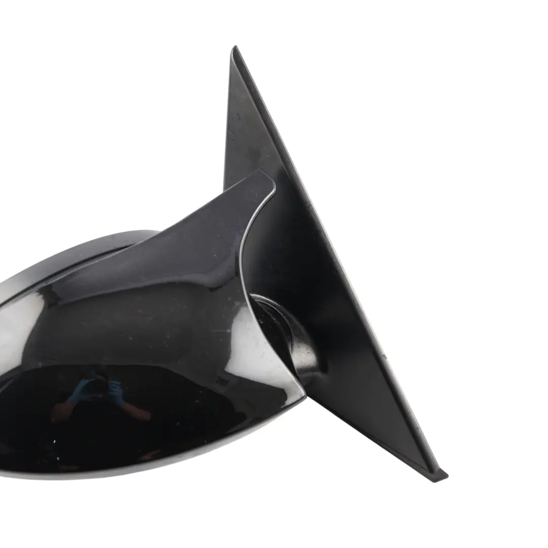 BMW E87 LCI Wing Mirror Right O/S Heated Power Fold Memory Black Painted - SKU RHD-7189870-BLK - Part number 7189870