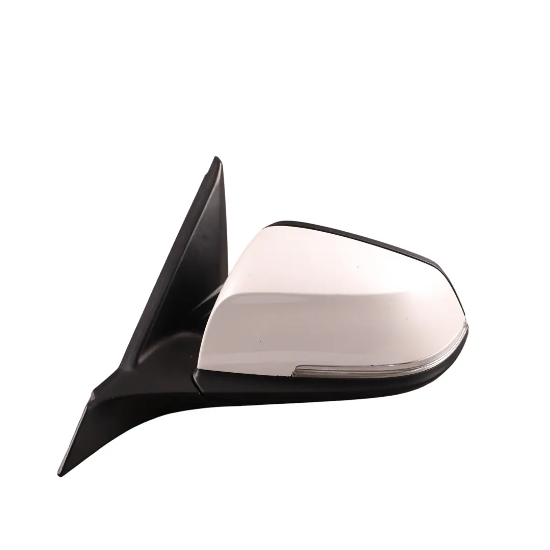BMW F21 F22 Door Wing Mirror Heated Left N/S Mineral White Metallic - A96 - SKU RHD-7268539-MW1 - Part number 7268539