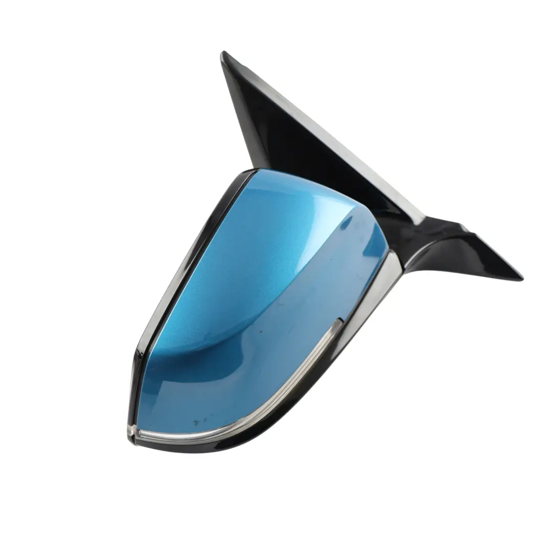 BMW F21 F22 M2 F87 Wing Mirror Heated Auto Dip Right O/S Long Beach Blue - C16 - SKU RHD-7268636-LBB1 - Part number 7268636