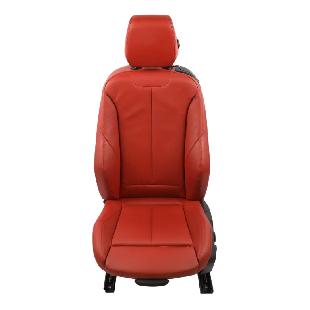  Front Seat BMW F32 Coupe Left N/S Sport Heated Leather Dakota Korall Red Memory - SKU rhd-7319597-3 - Part number 7319597