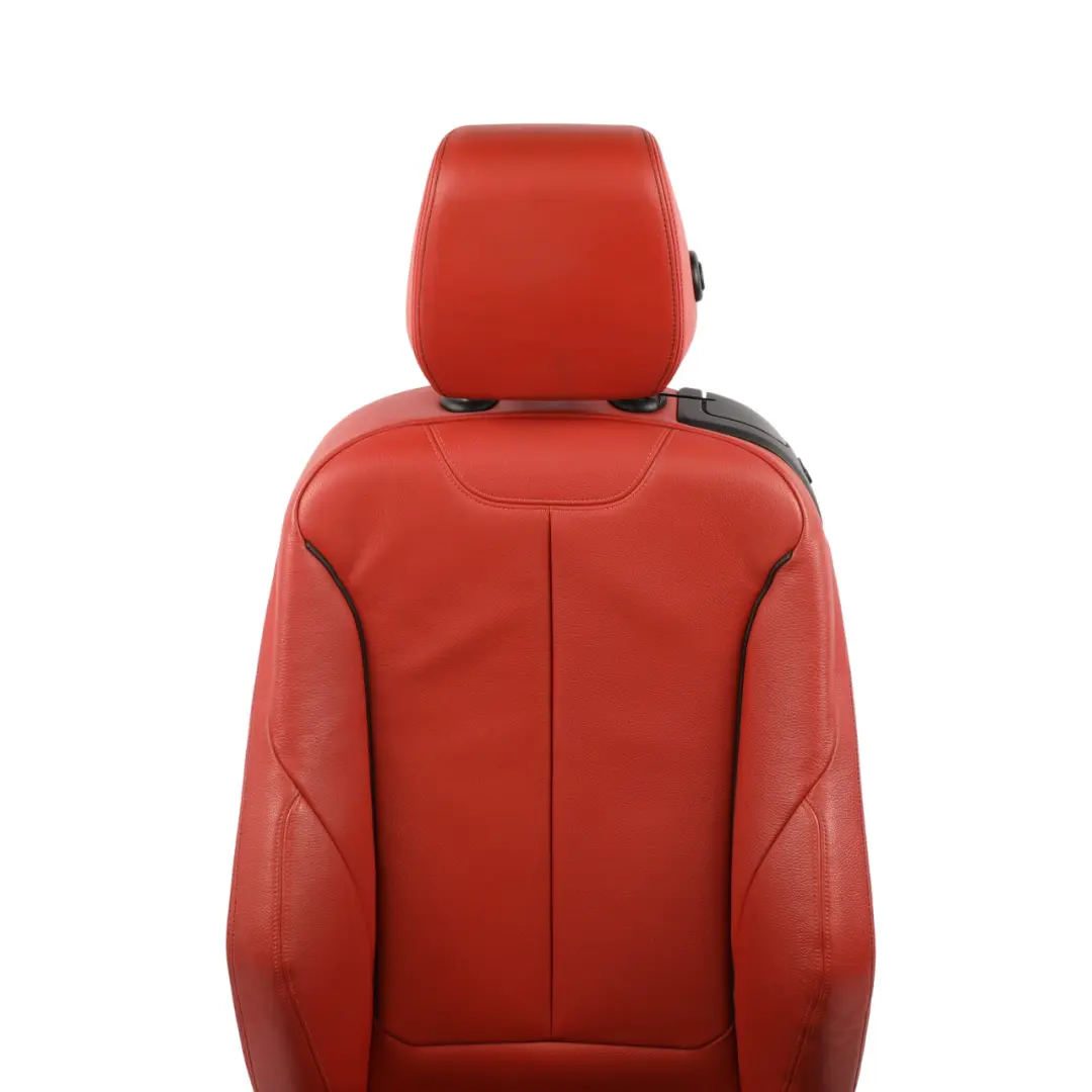 Front Seat BMW F32 Coupe Left N/S Sport Heated Leather Dakota Korall Red Memory - SKU rhd-7319597-3 - Part number 7319597