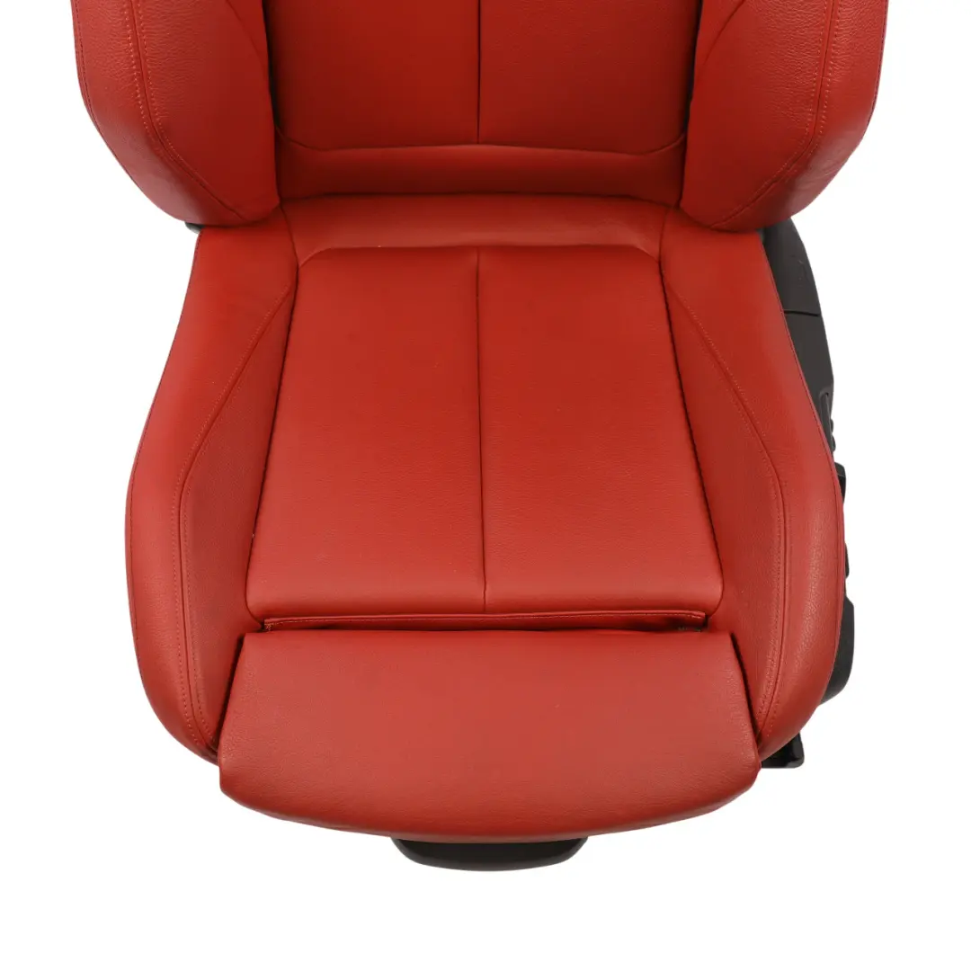  Front Seat BMW F32 Coupe Left N/S Sport Heated Leather Dakota Korall Red Memory - SKU rhd-7319597-3 - Part number 7319597