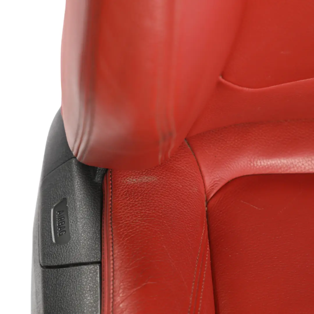 Front Seat BMW F32 Coupe Right O/S Sport Heated Leather Dakota Korall Red Memory - SKU rhd-7319598-1 - Part number 7319598