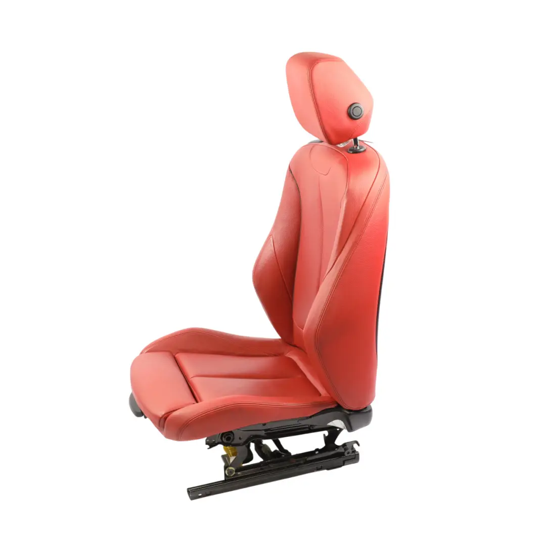 Front Seat BMW F32 Coupe Right O/S Sport Heated Leather Dakota Korall Red Memory - SKU rhd-7319598-1 - Part number 7319598