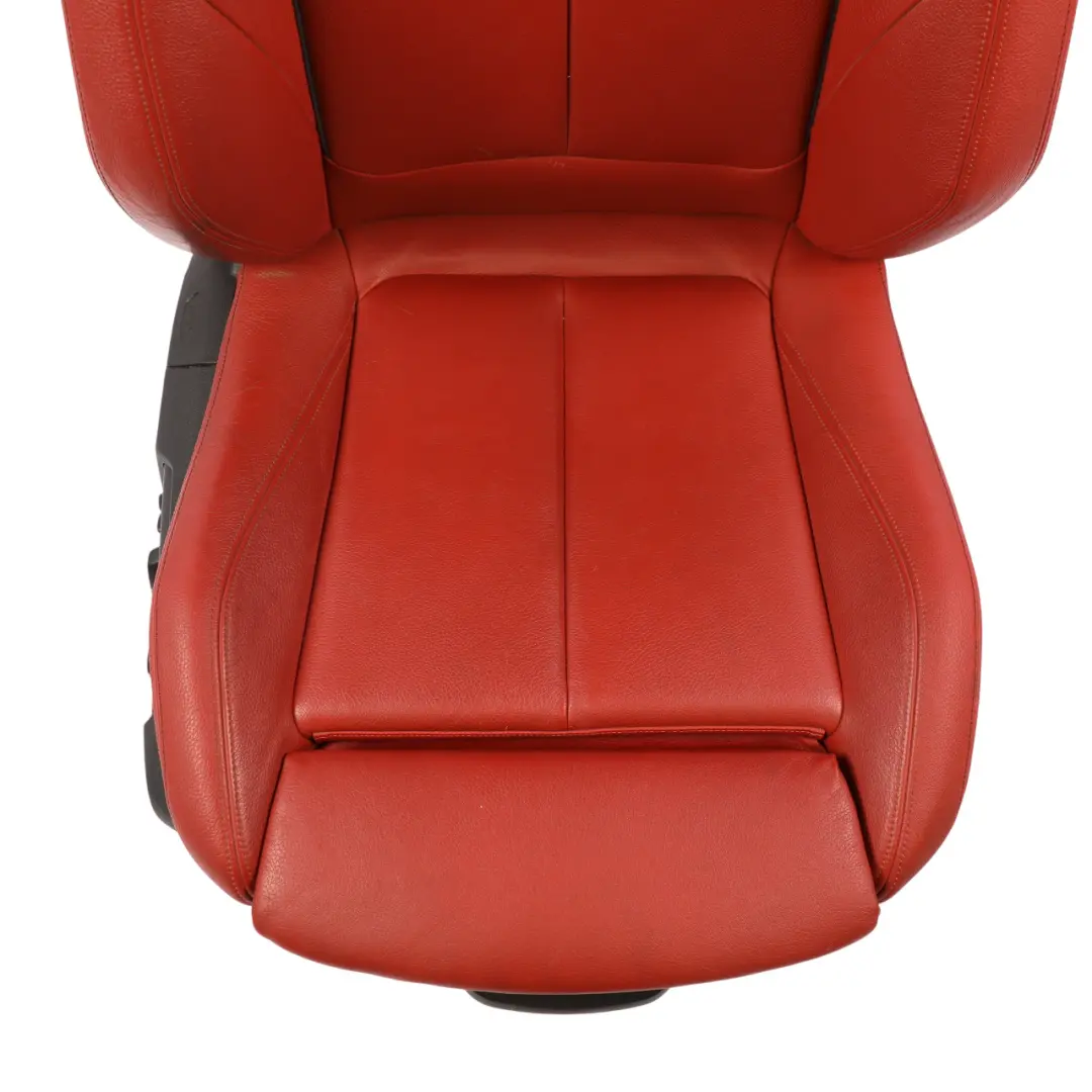  Front Seat BMW F32 Coupe Right O/S Sport Heated Leather Dakota Korall Red Memory - SKU rhd-7319598-1 - Part number 7319598