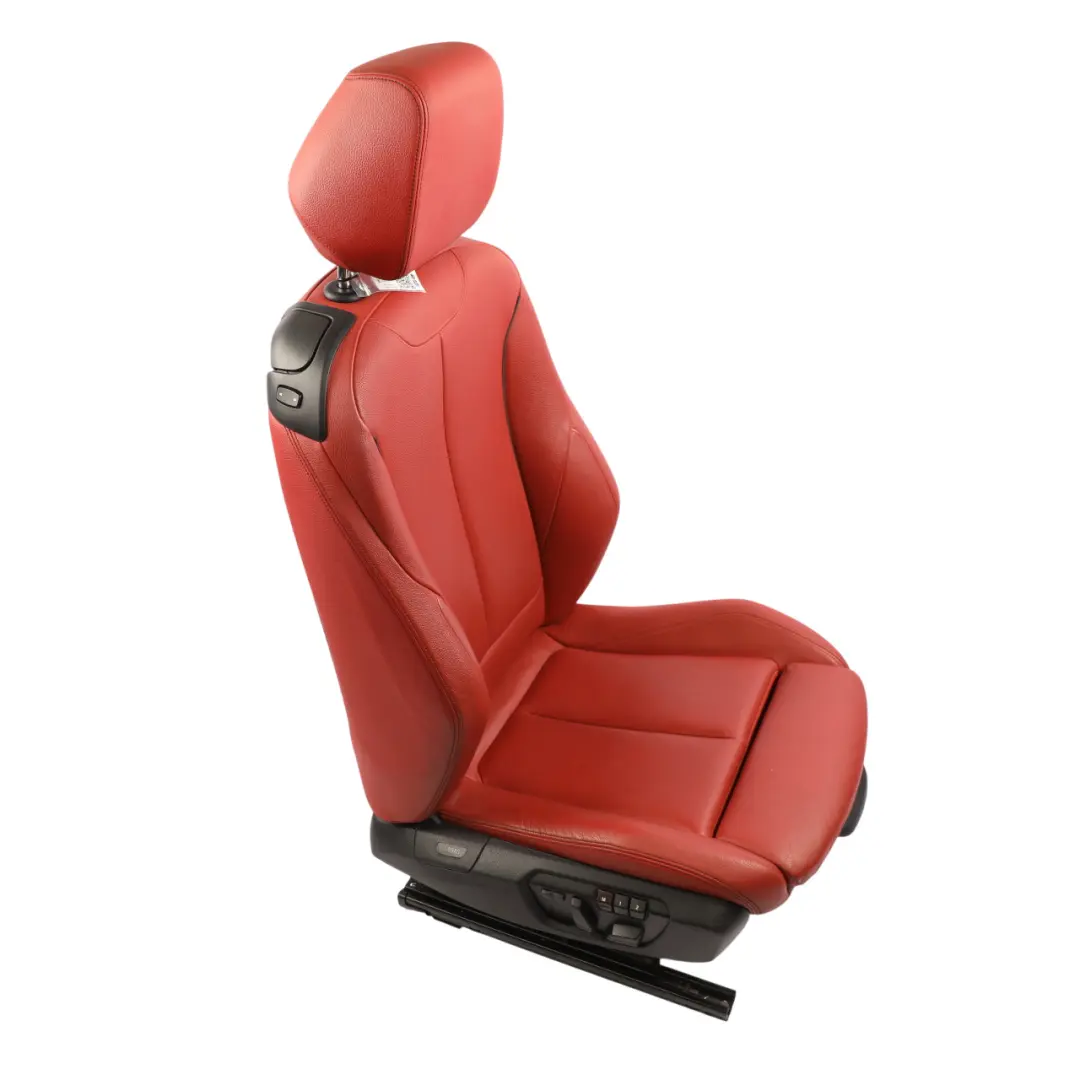 Front Seat BMW F32 Coupe Right O/S Sport Heated Leather Dakota Korall Red Memory to with Part number 7319598 Front Seat BMW F32 Coupe Right O/S Sport Heated Leather Dakota Korall Red Memory - SKU rhd-7319598-1 - Part number 7319598