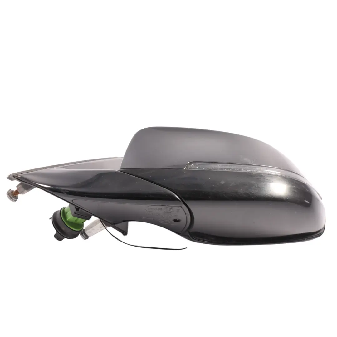 BMW F11 Side Wing Mirror Exterior Heated Left N/S Sophistograu Grey A90 - SKU RHD-7321845-SOP - Part number 7321845