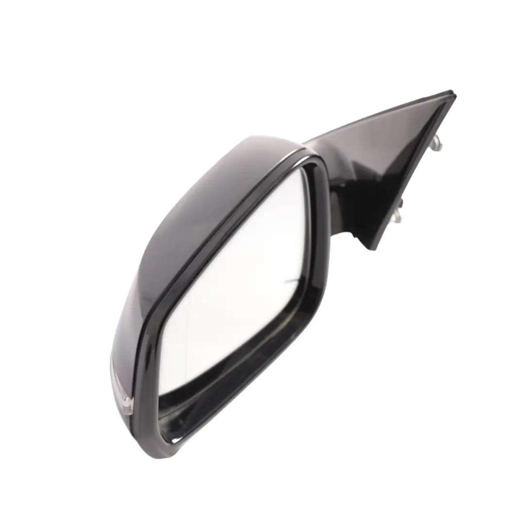 BMW F11 Side Wing Mirror Exterior Heated Left N/S Sophistograu Grey A90 - SKU RHD-7321845-SOP - Part number 7321845