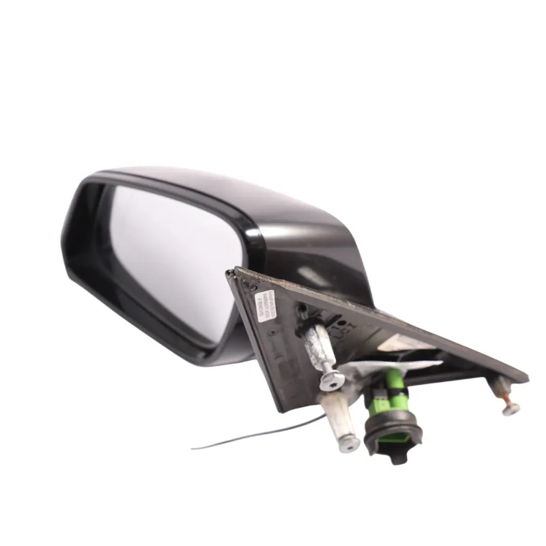 BMW F11 Side Wing Mirror Exterior Heated Left N/S Sophistograu Grey A90 - SKU RHD-7321845-SOP - Part number 7321845