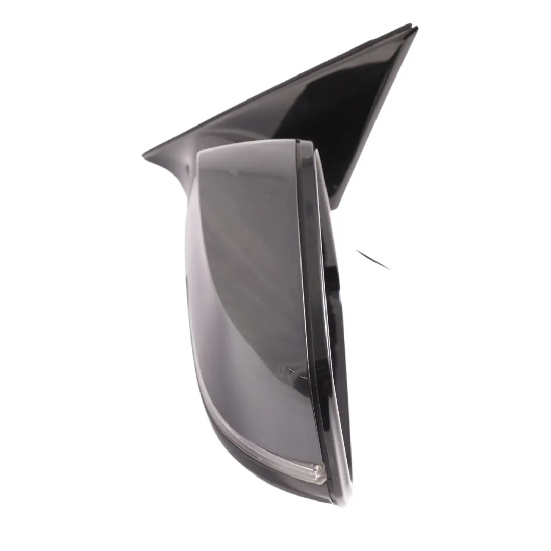 BMW F11 Side Wing Mirror Exterior Heated Left N/S Sophistograu Grey A90 - SKU RHD-7321845-SOP - Part number 7321845