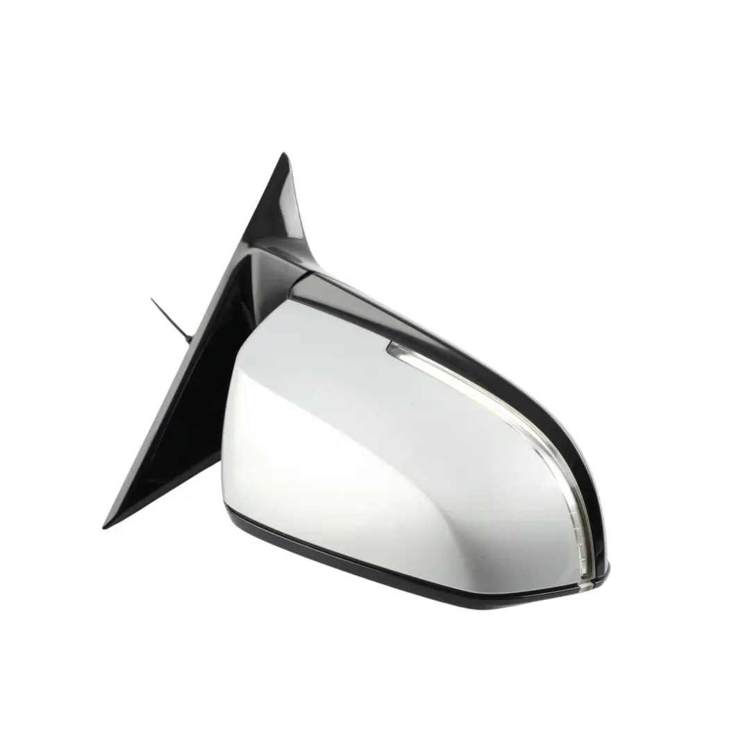 BMW F30 F31 High Gloss Heated Right Wing Mirror O/S Glacier Silber Metallic-A83 - SKU RHD-7345660-GSB - Part number 7345660