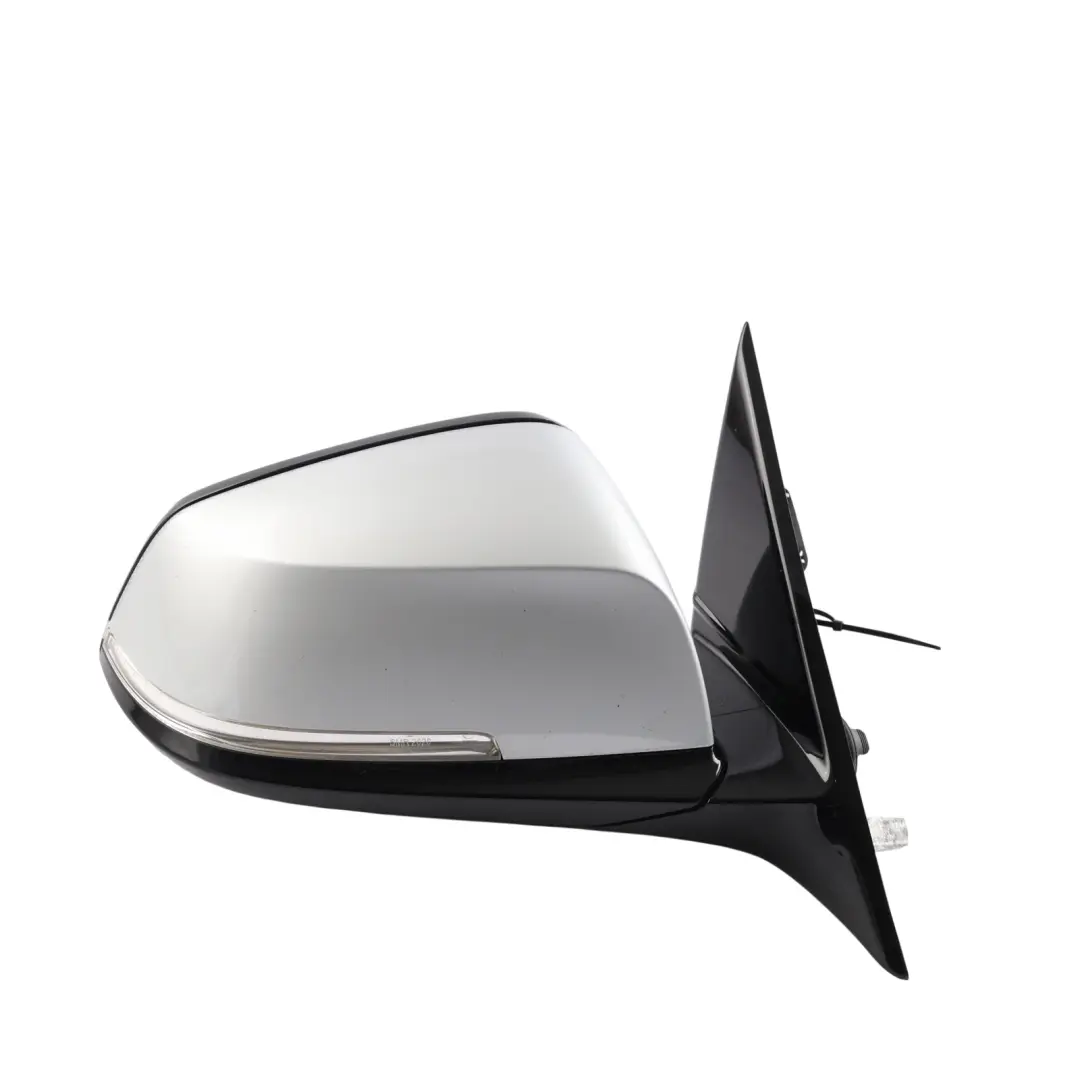 BMW F30 F31 High Gloss Heated Right Wing Mirror O/S Glacier Silber Metallic-A83 - SKU RHD-7345660-GSB - Part number 7345660