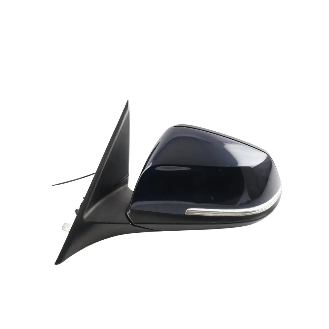 BMW F30 F31 Door Wing Mirror Auto Dip Power Fold Left N/S Imperial Blau Blue A89 - SKU RHD-7345675-IBB - Part number 7345675