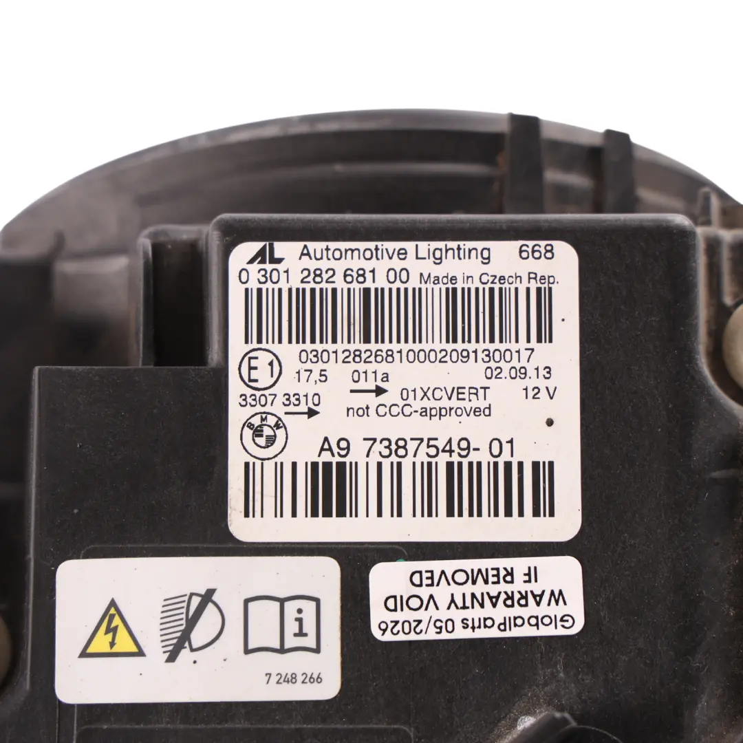 BMW F32 Bi-Xenon Headlight Lamp Light AKL Front Left N/S - SKU RHD-7387549 - Part number 7387549