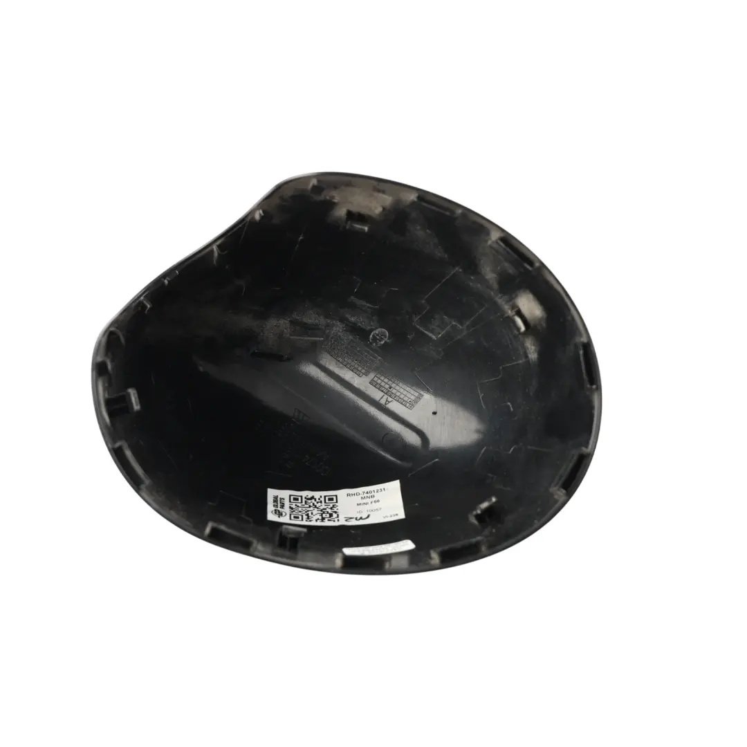 Mini Cooper F54 F55 F56 F57 Wing Mirror Cover Cap Left N/S Midnight Black - A94 - SKU RHD-7401231-MNB - Part number 7401231