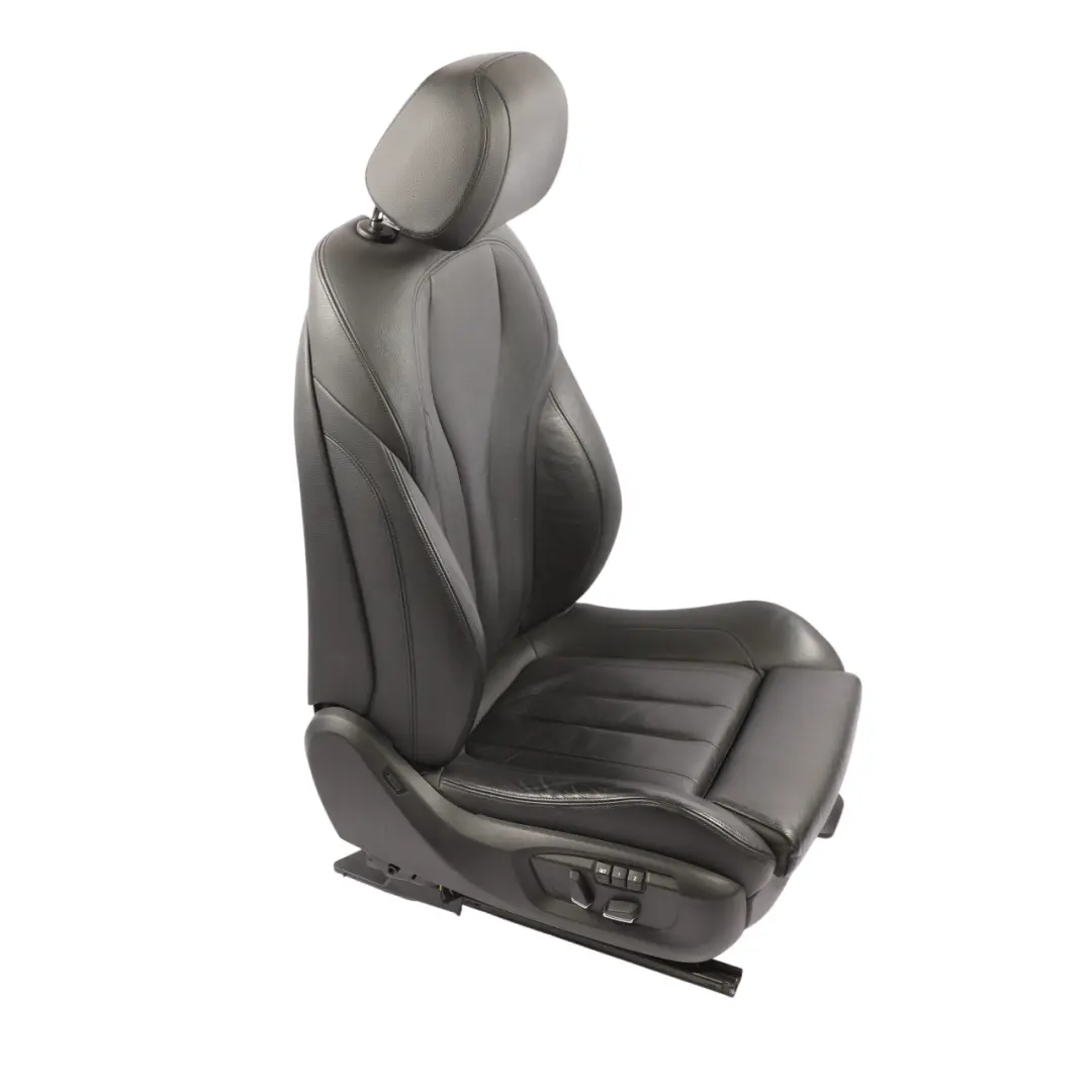 BMW X5 F15 X6 F16 Front Seat M Sport Right O/S Heated Memory Leather Black - SKU RHD-7411454-1 - Part number 7411454