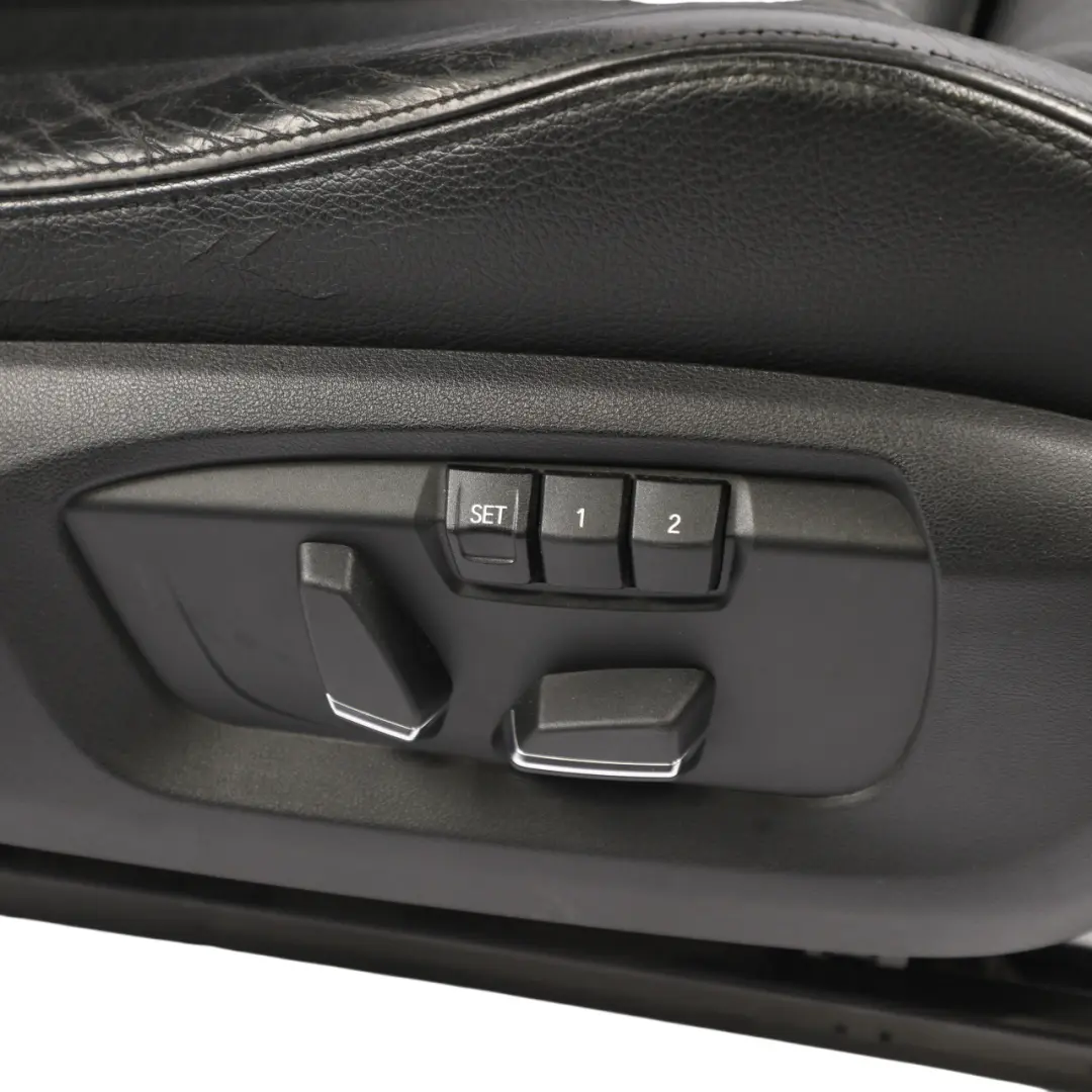 BMW X5 F15 X6 F16 Front Seat M Sport Right O/S Heated Memory Leather Black - SKU RHD-7411454-1 - Part number 7411454