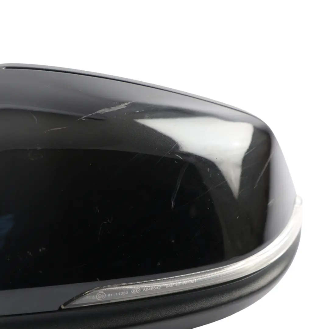 BMW F45 Wing Mirror Outside Door Left N/S Power Fold Black Sapphire Metallic 475 - SKU RHD-7415795-BS - Part number 7415795
