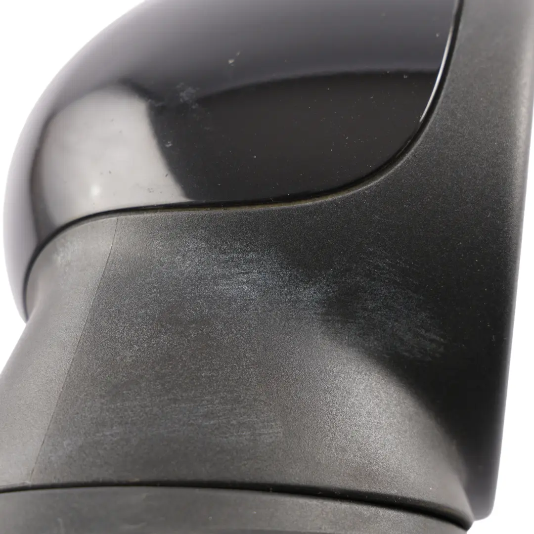 Mini R55 R56 Door Wing Mirror Right Power Fold 7 Pins O/S Midnight Black - A94 - SKU RHD-7417466-MNB1 - Part number 7417466