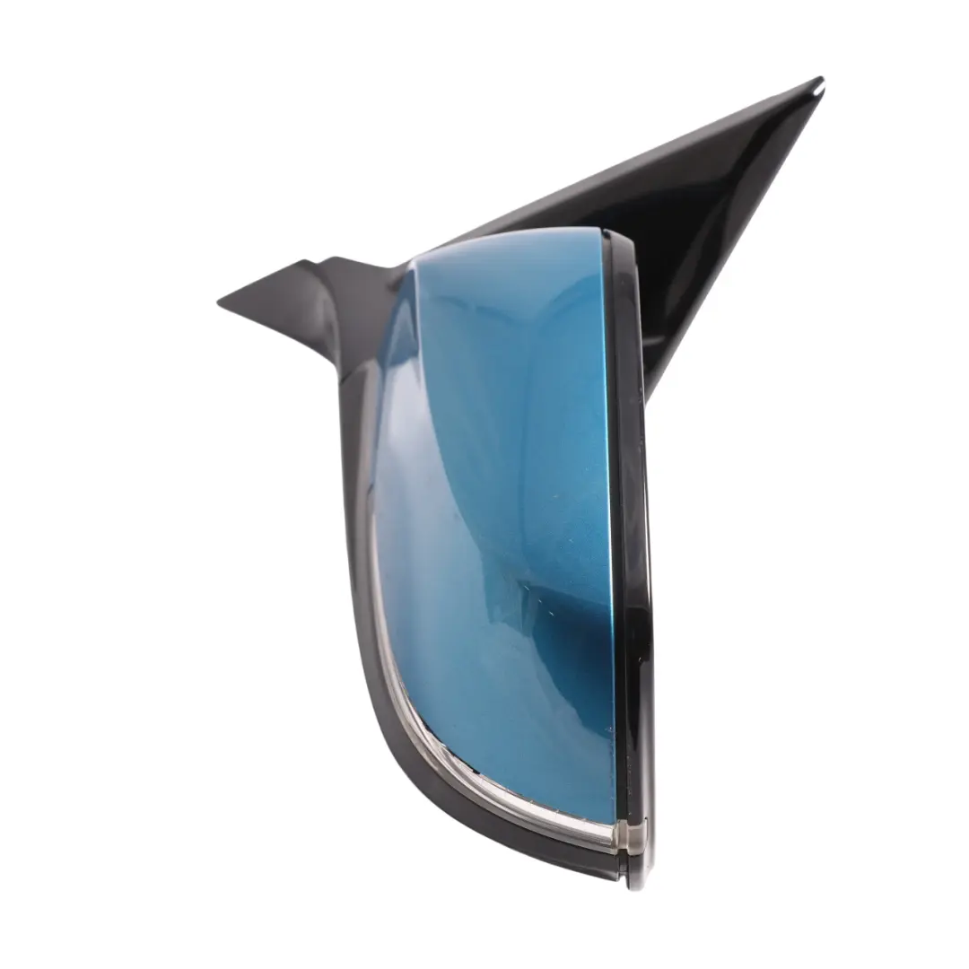 BMW F20 Wing Mirror Heated Door Left N/S 5 Pins Shadow Line Long Beach Blue C16 - SKU RHD-7459075-LBB1 - Part number 7459075
