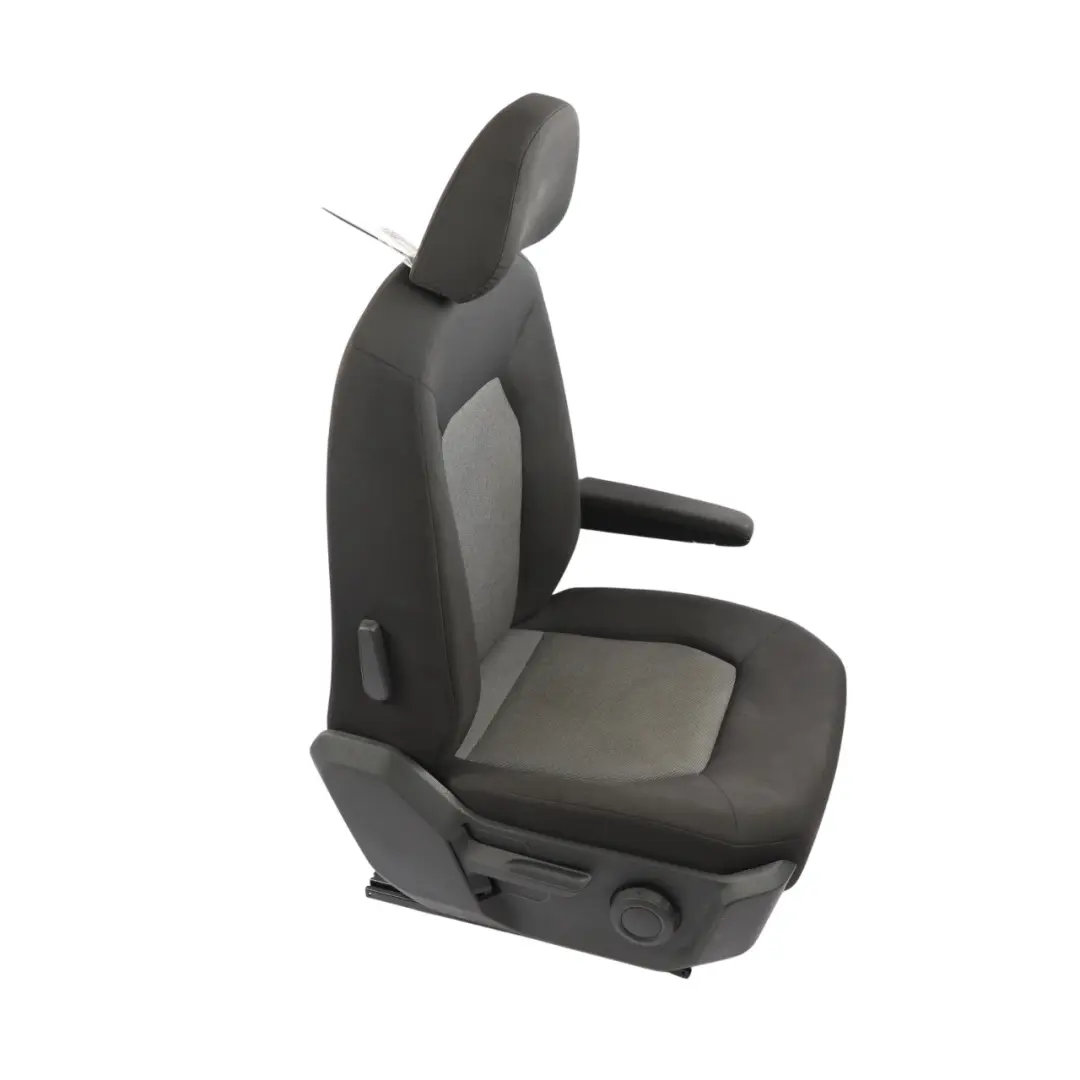 Volkswagen VW Crafter SY Interior Front Seat Right O/S Cloth Fabric Black - SKU RHD-7C0881805AN-1 - Part number 7C0881805AN