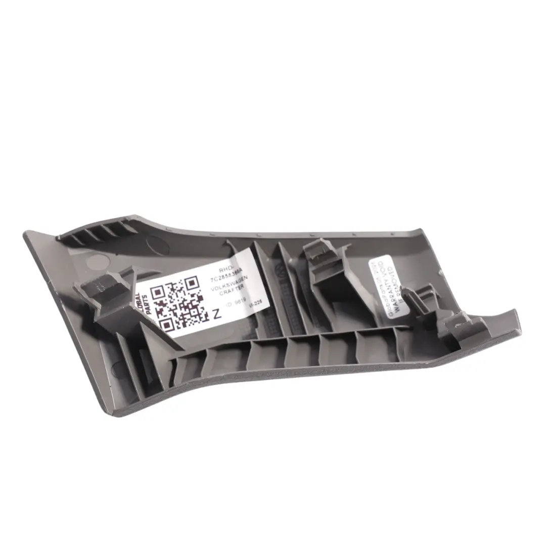 VW Crafter SY Dashboard Panel Trim Cover Finisher Left N/S Grey - SKU RHD-7C2858366A - Part number 7C2858366A