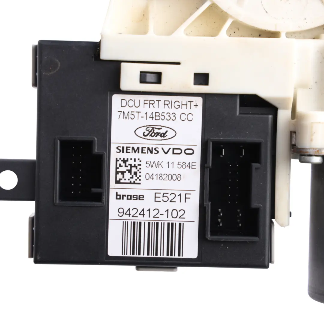 Ford Focus Mk2 Door Window Lifter Motor Front Right O/S BCM - SKU RHD-7M5T-14D218-JA - Part number 7M5T-14D218-JA