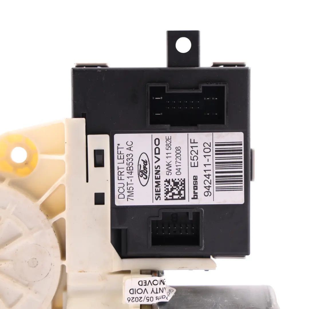 Ford Focus Mk2 Door Window Lifter Motor Front Left N/S BCM Module - SKU RHD-7M5T-14D218-KA - Part number 7M5T-14D218-KA