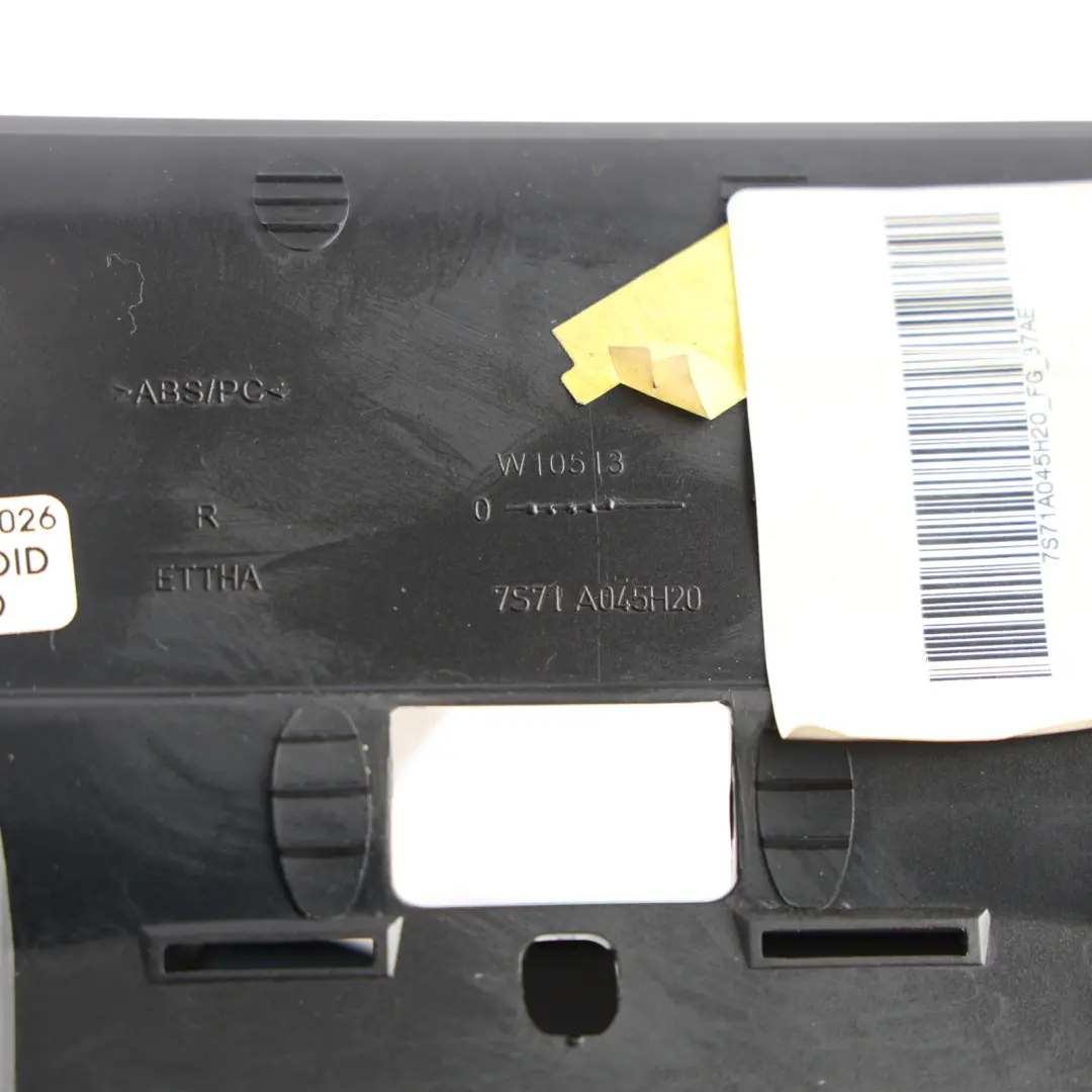 Mk4 Centre Console Trim Cover Panel to Ford Mondeo with Part number 7S71-A045H20-FG Ford Mondeo Mk4 Centre Console Trim Cover Panel - SKU RHD-7S71-A045H20-FG - Part number 7S71-A045H20-FG