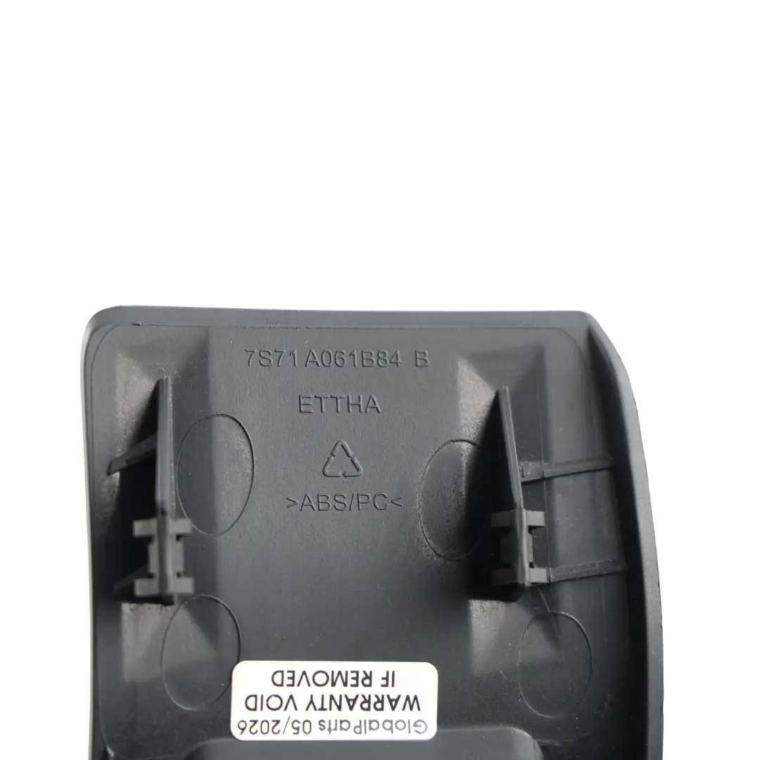 Ford Mondeo Mk4 Centre Console Handbrake Cover Liner Trim Black - SKU RHD-7S71-A061B84-BE - Part number 7S71-A061B84-BE