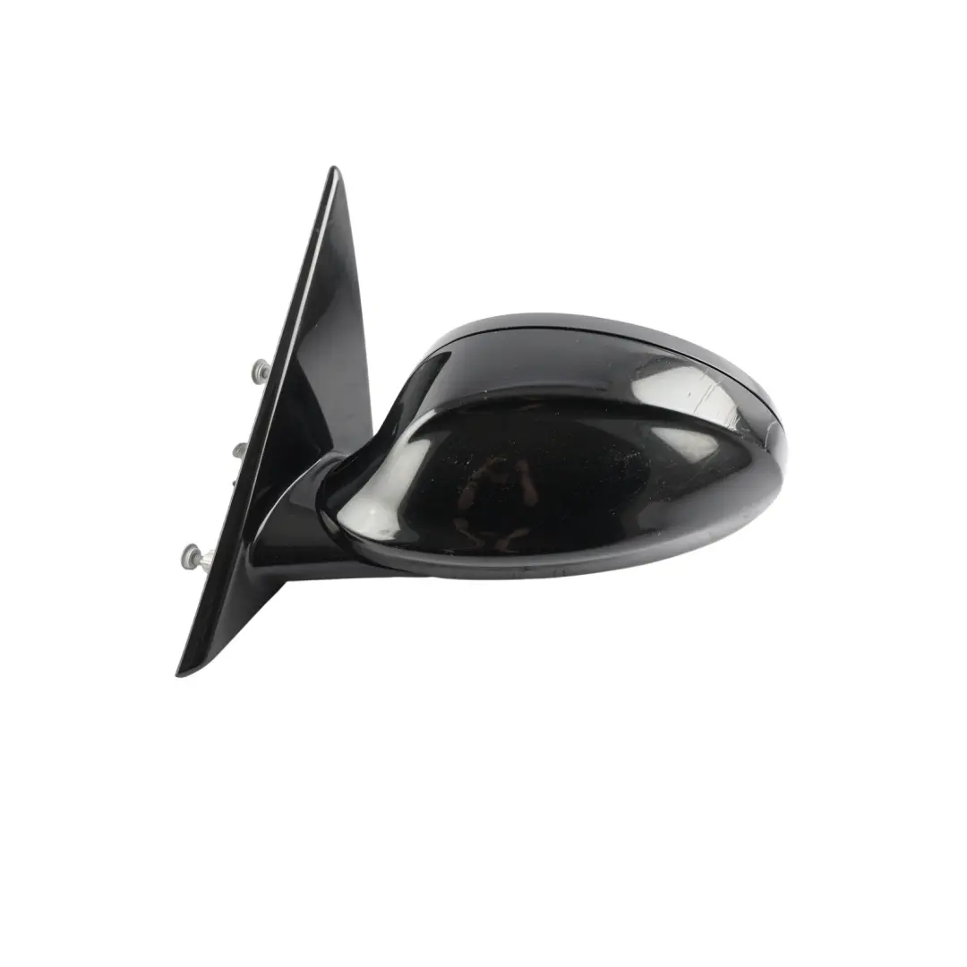 BMW E90 M Sport Wing Mirror Power Fold Left N/S Black Sapphire Metallic - 475 - SKU RHD-8046435-BS1 - Part number 8046435