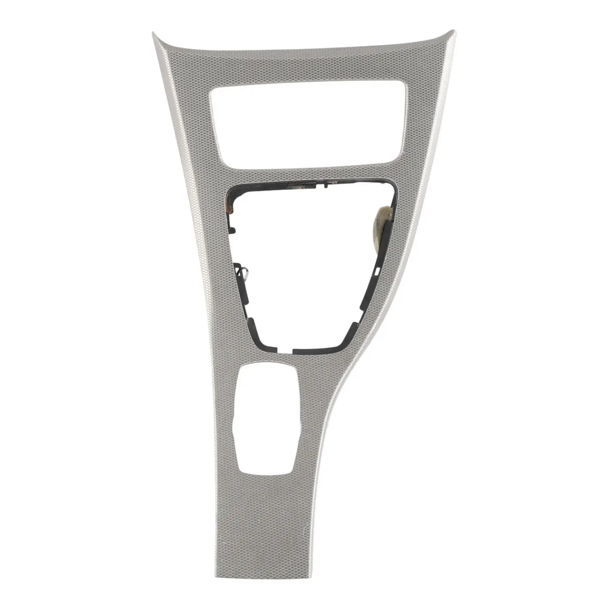 BMW E92 Centre Console Trim Panel Surround Aluminium Glacier Silver 8049061