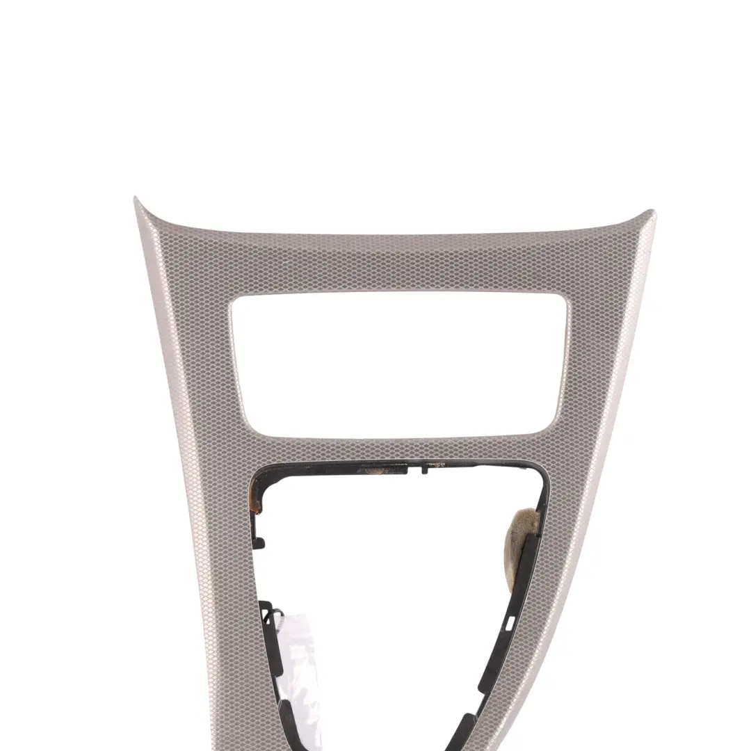 BMW E92 Centre Console Trim Panel Surround Aluminium Glacier Silver - SKU RHD-8049061 - Part number 8049061