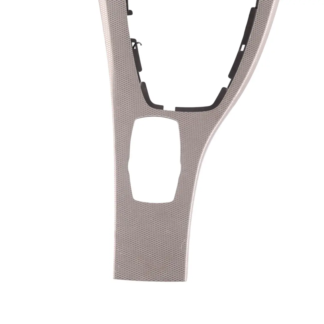 Centre Console Trim Panel Surround Aluminium Glacier Silver to BMW E92 with Part number 8049061 BMW E92 Centre Console Trim Panel Surround Aluminium Glacier Silver - SKU RHD-8049061 - Part number 8049061