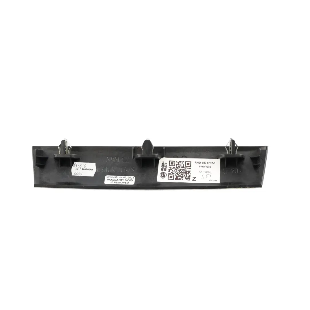  Centre Console Cover BMW G30 G31 Gear Selector Trim Frame Alu Rhombicle - SKU RHD-8071702-1 - Part number 8071702