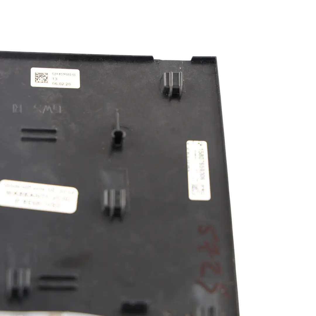 BMW G20 G21 Centre Console Trim Lower Decor Strip Aluminum Tetragon - SKU RHD-8076593 - Part number 8076593