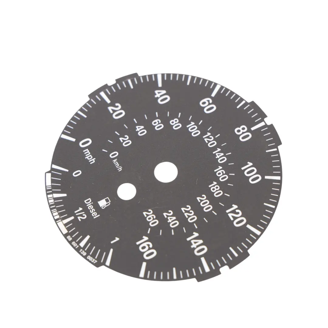 Instrument Cluster Plate Disc Face Diesel MPH to BMW E90 E91 E92 E93 with Part number 88601139 BMW E90 E91 E92 E93 Instrument Cluster Plate Disc Face Diesel MPH - SKU RHD-88601139 - Part number 88601139