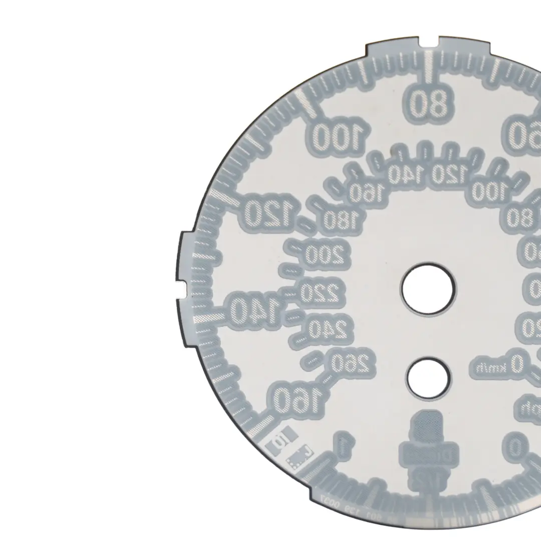 BMW E90 E91 E92 E93 Instrument Cluster Plate Disc Face Diesel MPH - SKU RHD-88601139 - Part number 88601139