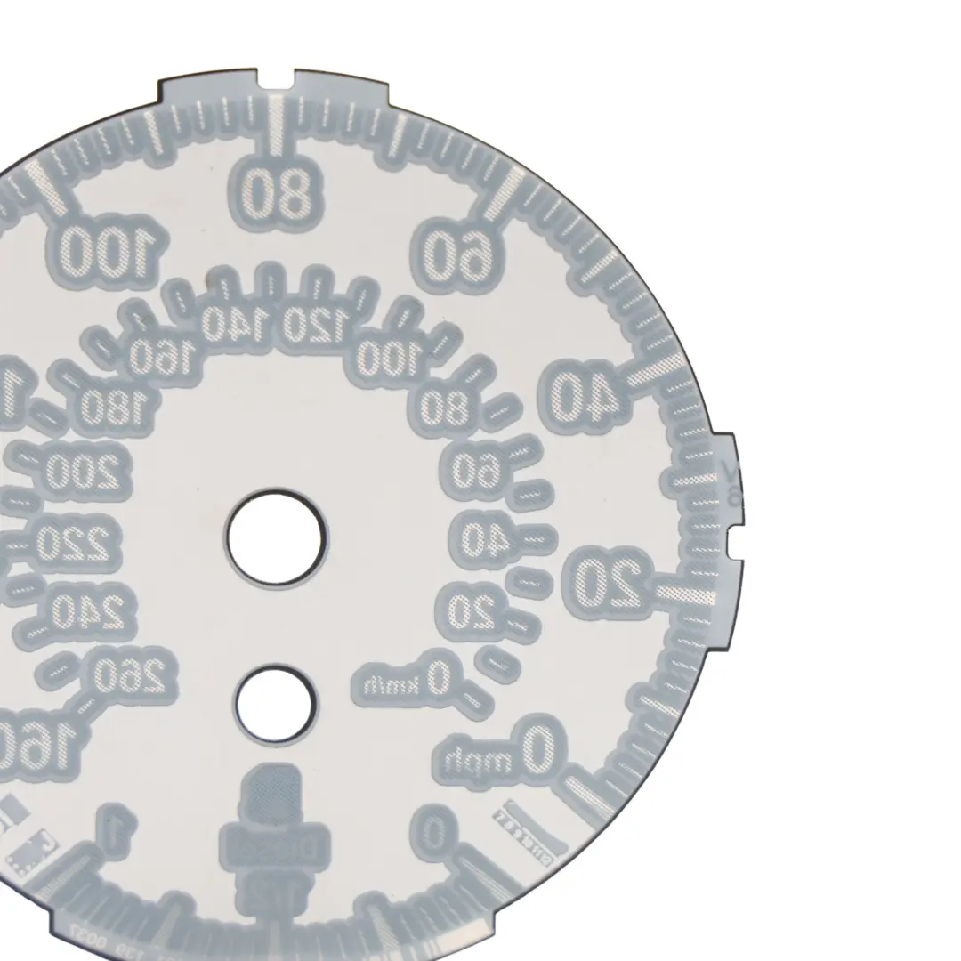 BMW E90 E91 E92 E93 Instrument Cluster Plate Disc Face Diesel MPH - SKU RHD-88601139 - Part number 88601139