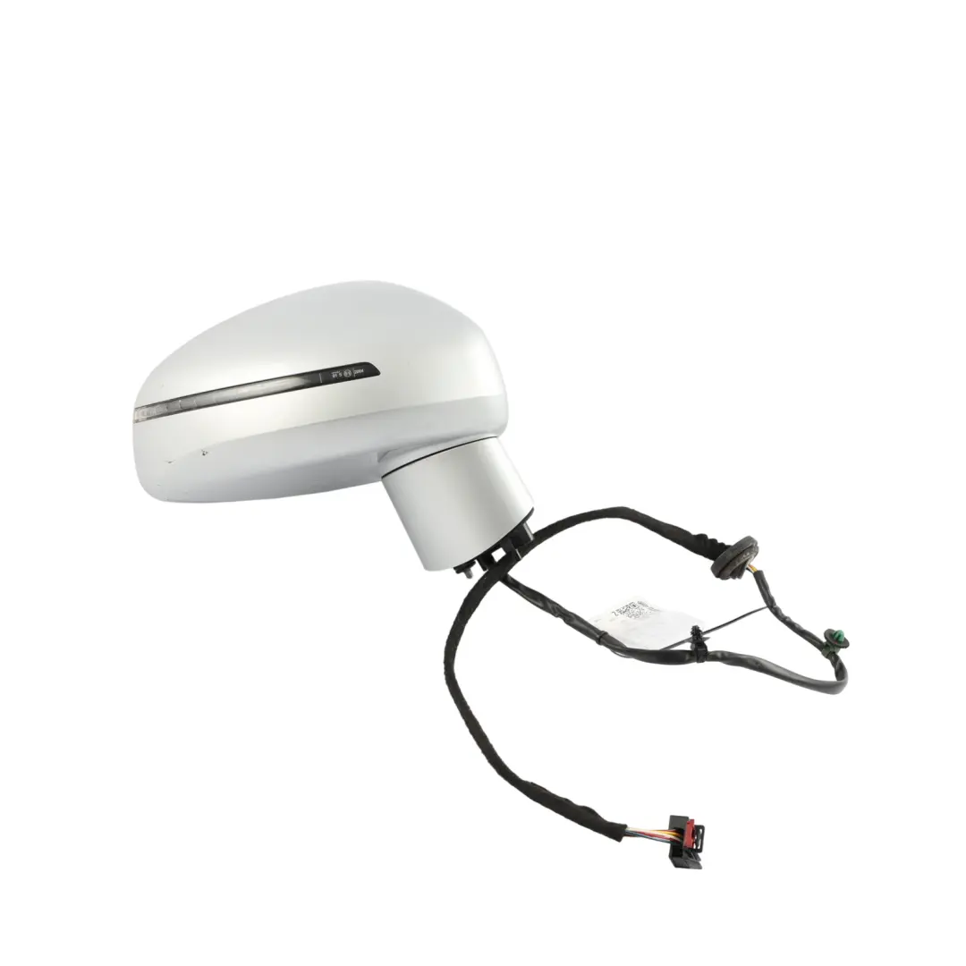 Audi TT 8J Coupe Door Wing Mirror Right O/S Ice Silver Metallic - X7W - SKU RHD-8J0857502A-ICS1 - Part number 8J0857502A