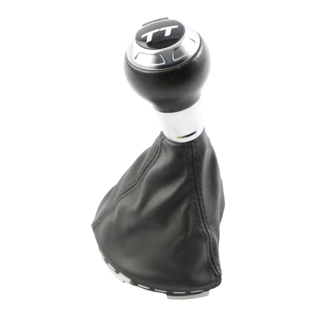 Audi TT 8J Gear Selector Lever Handle Knob Automatic Leather - SKU RHD-8J2713139F - Part number 8J2713139F