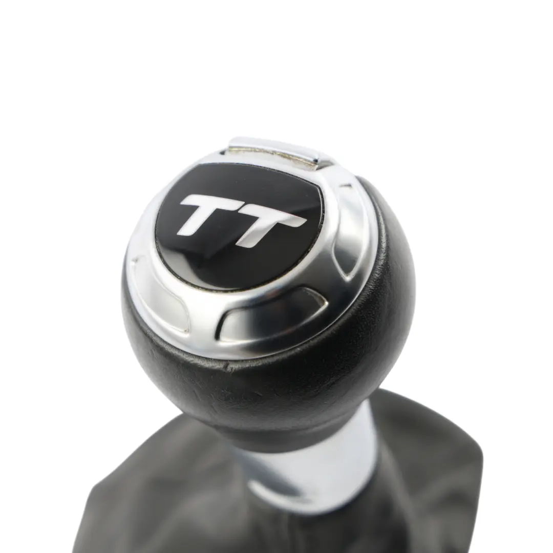 Audi TT 8J Gear Selector Lever Handle Knob Automatic Leather - SKU RHD-8J2713139F - Part number 8J2713139F