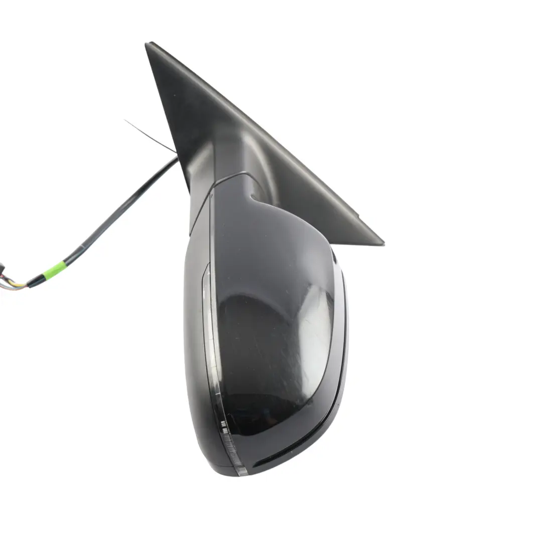 Audi A4 B8 Door Left N/S Mirror Wing Electric Phantom Black - LZ9Y - SKU RHD-8K2857409AF-PHB - Part number 8K2857409AF
