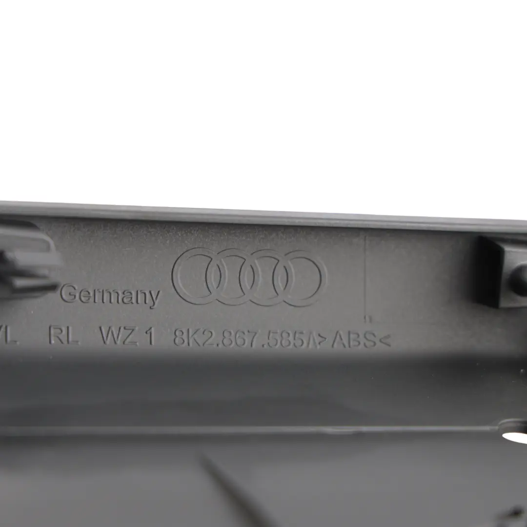 Audi A4 S4 B8 A5 S5 8T Front Door Handle Armrest Trim Left N/S Black - SKU RHD-8K2867585A - Part number 8K2867585A